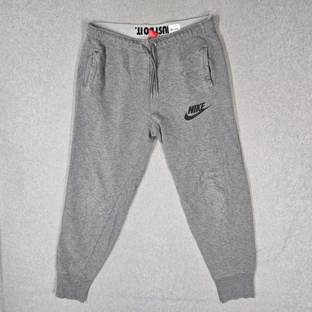 Nike Women Pants M Gray Sweatpants Rally Jogger 27" Inseam Stretch